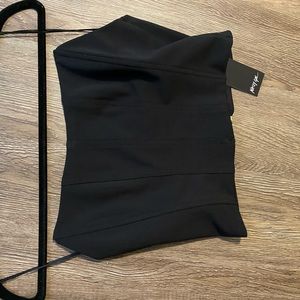 Nasty Gal black corset top
